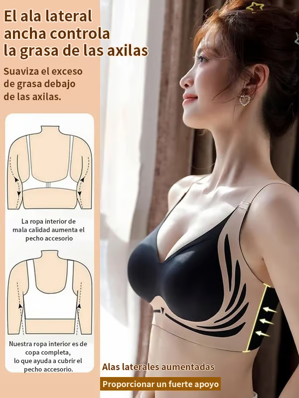 💥Venta 2025 : 3 sujetadores con soporte superior inalámbrico👍No más senos caídos - COMPRA 1 LLEVA 3
