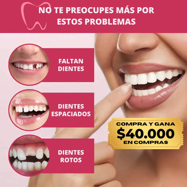 (COMPRA Y GANA) Carillas Dentales Snap-On Smile – Sonrisa Más Atractiva al Instante
