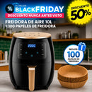 Freidora de 10 litros+ 100 moldes de papel + POCAS UNIDADES DISPONIBLES