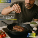 Set X 3 Sartenes De Hierro Fundido + Antiadherentes