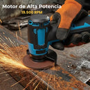 Mini amoladora angular de 12 V con disco de corte