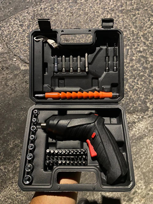 TorquePro™ - Kit De 47 Piezas + Destornillador Eléctrico