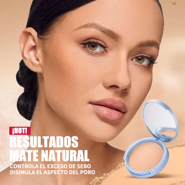Polvo Compacto Mate Aprueba al Agua