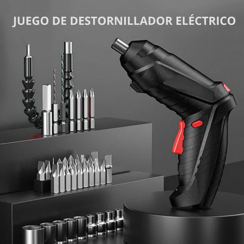 TorquePro™ - Kit De 47 Piezas + Destornillador Eléctrico