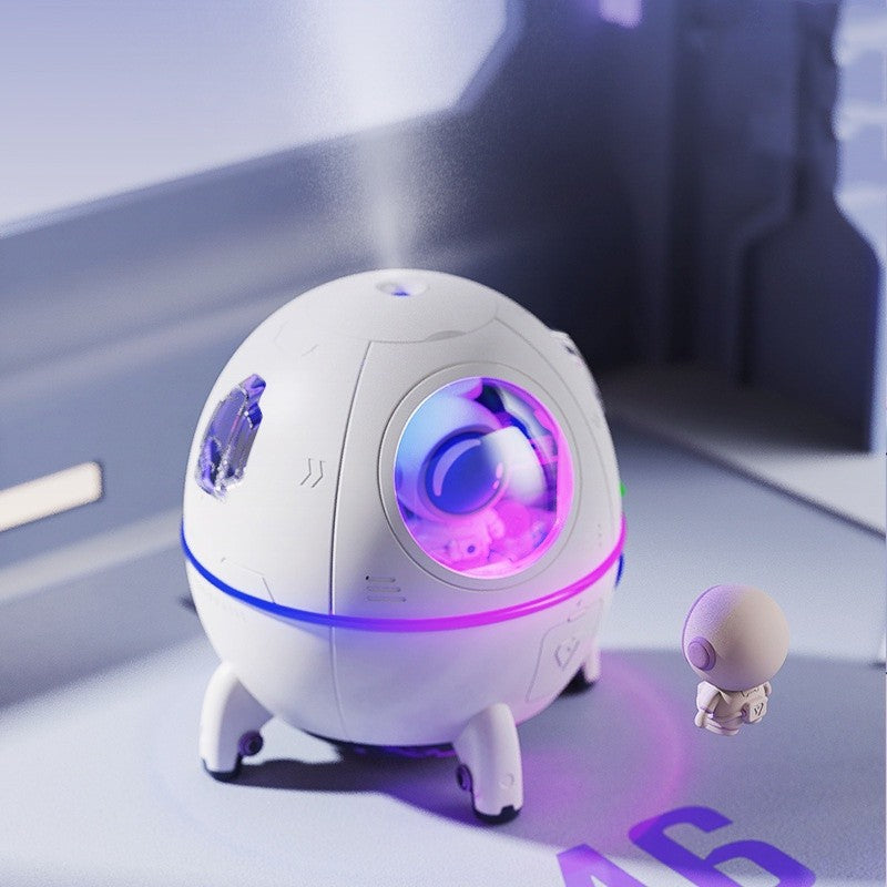 Humidificador Astronauta 3 en 1 – Proyección de Estrellas + Vapor