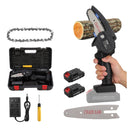 Mini Motosierra De Mano Portatil Recarga Original 24V + BATERIA EXTRA + Regalos